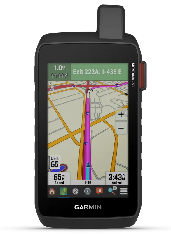 Garmin Montana 750i GPS Navigation with Rechargeable Battery and Bluetooth/ANT+