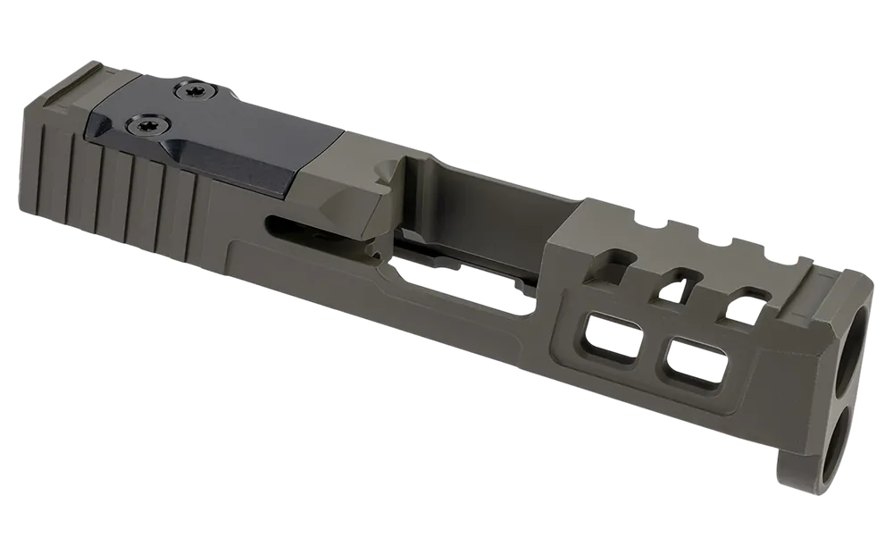 Zaffiri Precision Custom Slide for Springfield Hellcat - OD Green Stainless Steel
