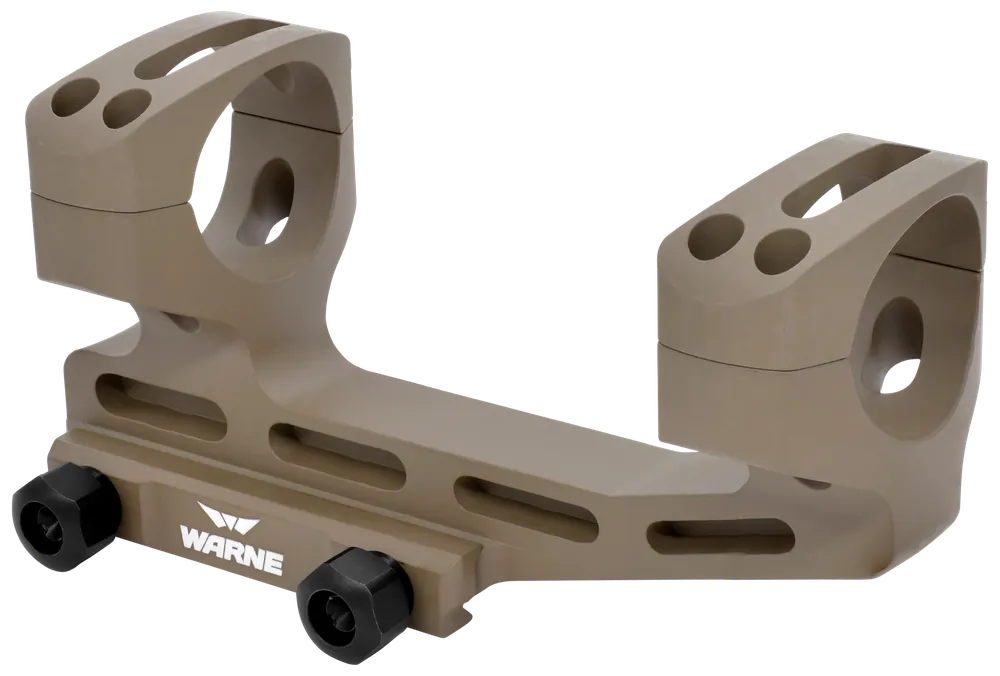 Warne X-SKEL 30mm Scope Mount/Ring Combo - Flat Dark Earth Cerakote