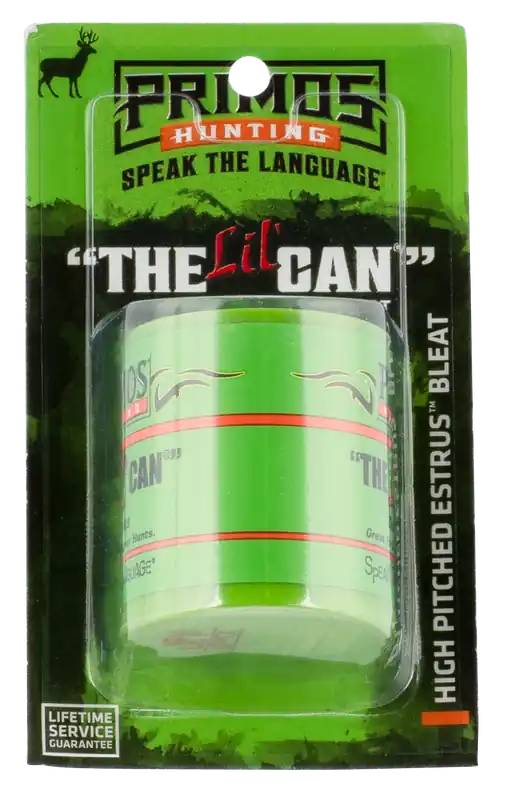 Primos 731 The Lil' Can Deer Call - Green Plastic Attractor