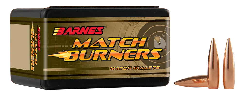 Barnes Bullets 30162 22Cal 69gr Match Burners Boat Tail 100 Count