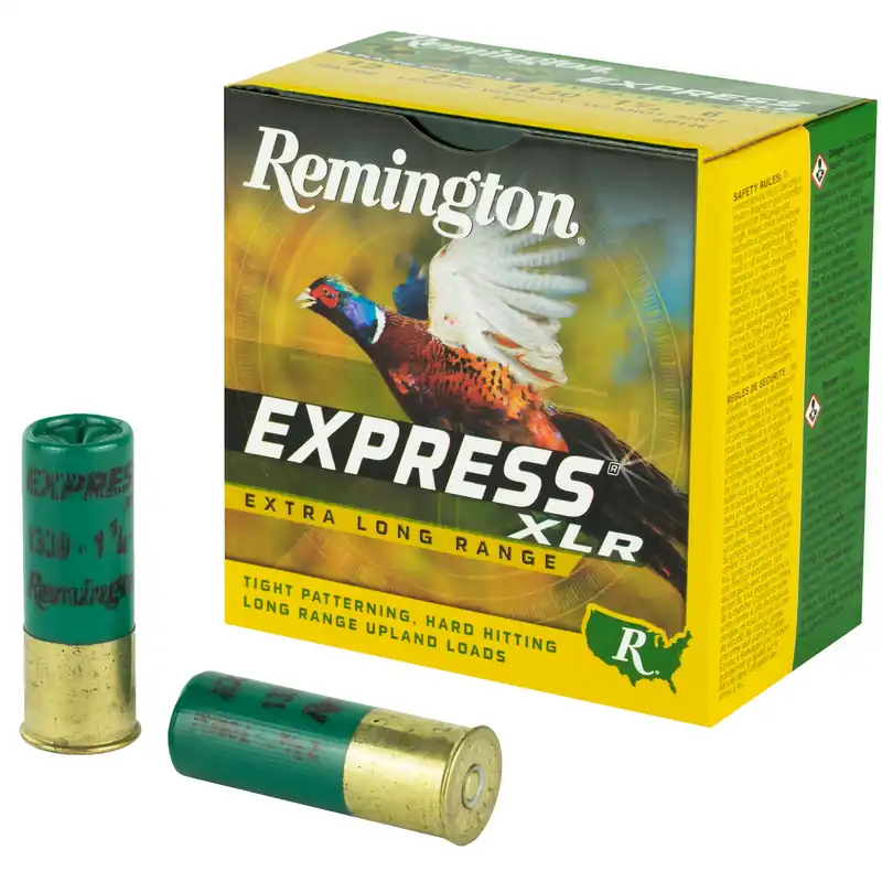 Remington Express Long Range 12 Gauge 2.75" #6 Shot, 25 Rounds per Box, 250 Rounds per Case
