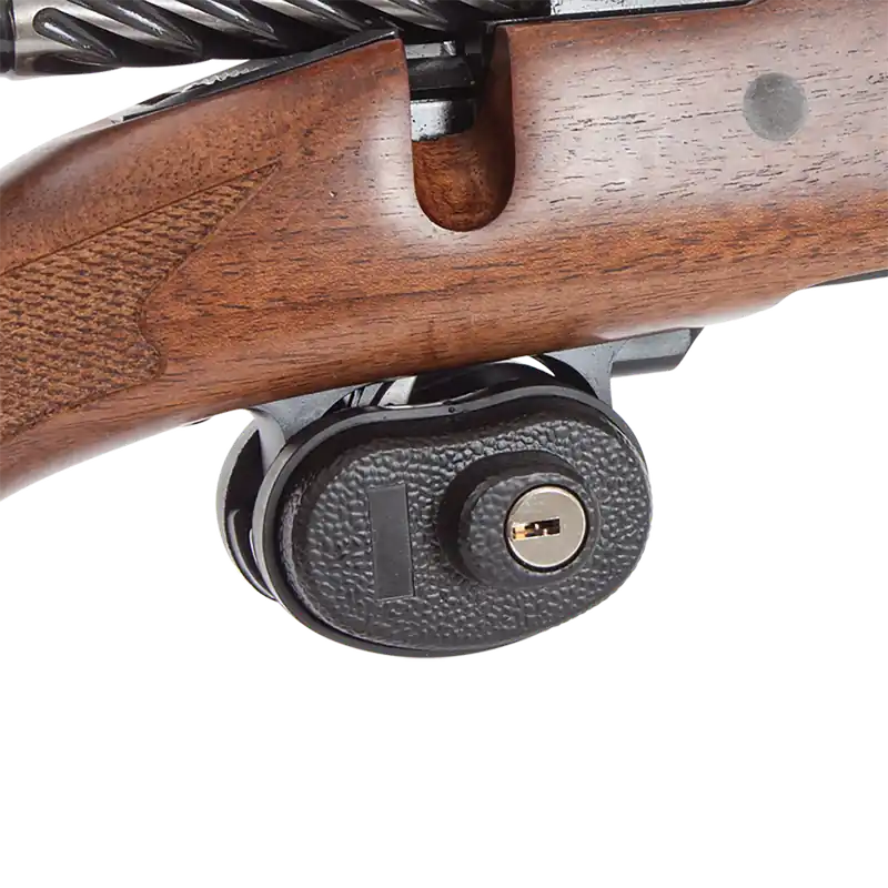 Allen 15415 Black Steel Trigger Lock with Key for Handgun/Rifle/Shotgun