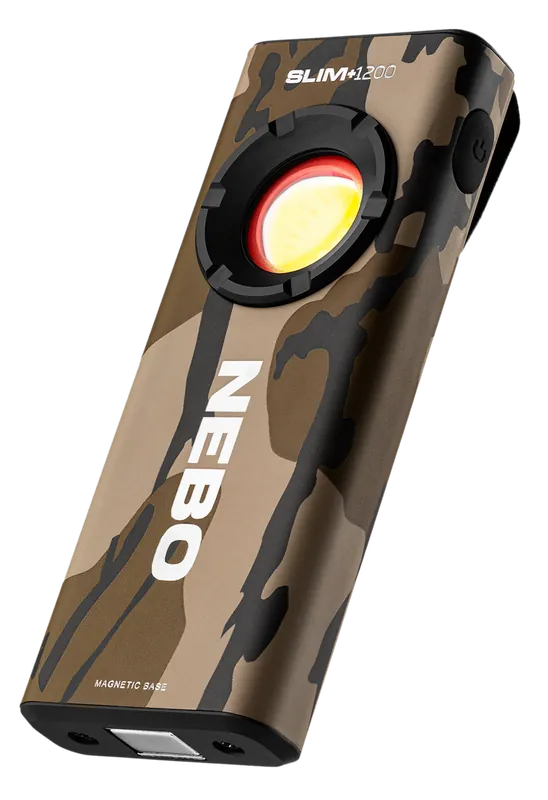 NEBO NEBPOC0011 Pocket Light - 1200 Lumens, Mossy Oak Bottomland Design