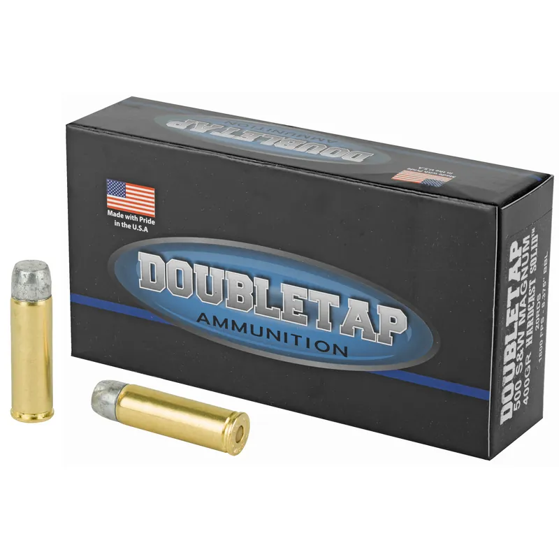 DBLTAP 500SW 400GR Hardcast Ammunition - 20 Rounds of .500 S&W