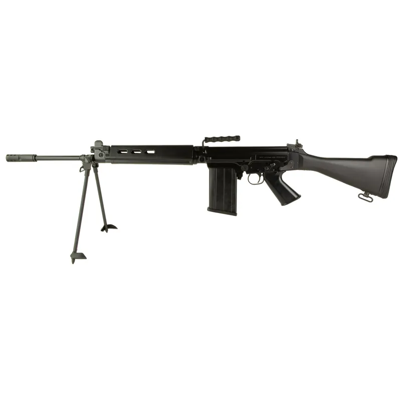 DSA SA58 7.62 NATO Rifle with 21" Barrel, Bipod, and 20-Round Magazine
