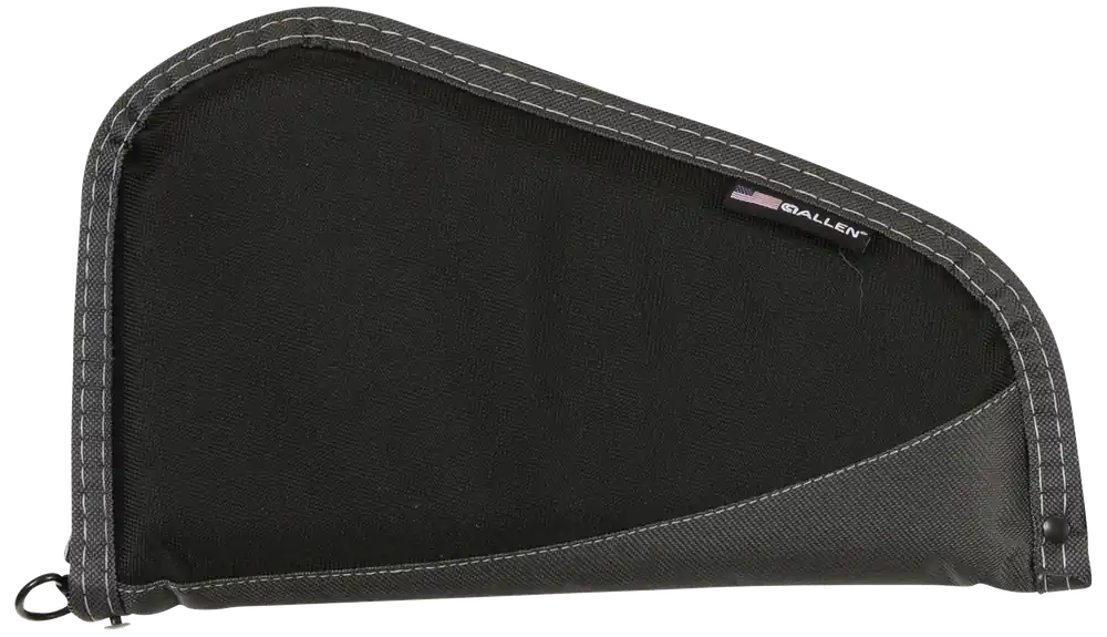 Allen 44411 Deluxe Handgun Case - Black/Gray, Foam Padding, Lockable Zipper, 11"