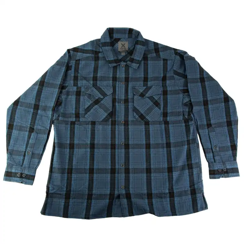 VERTX Canyon River Blue Flannel Shirt - XL