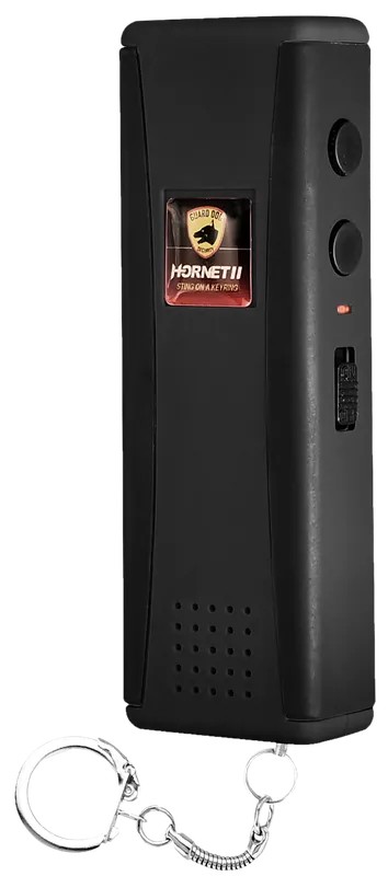 SKYLINE USA INC Hornet 2 Stun Gun with Flashlight, Alarm, Keychain, Siren, and USB Charger - Black