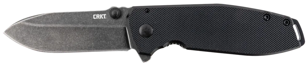 CRKT 2495K SQUID XM Folding Knife with Black Stonewashed D2 Blade and G10/SS Handle
