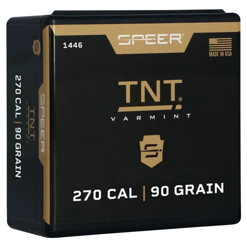 Speer 1446 TNT .270 Caliber 90 Grain HP - 100 Count Box