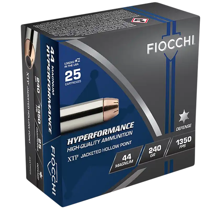 Fiocchi Hyperformance 44 Rem Mag 240gr XTP HP Ammo - 25/Box