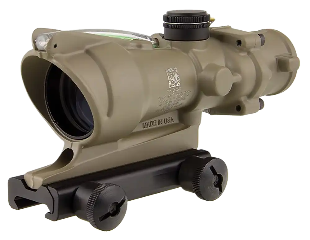 Trijicon ACOG 4x32mm FDE Scope with Horseshoe Reticle