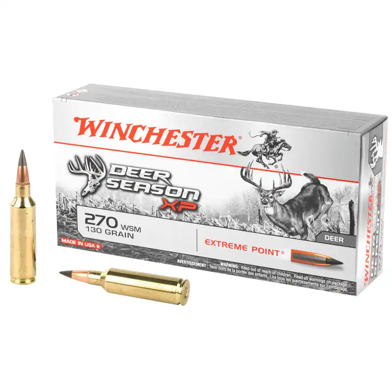 Winchester Deer Season XP 270 WSM 130 Grain, 20 Rounds/200 Rounds