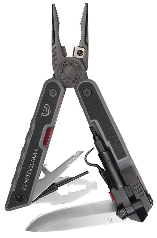 Real Avid AVGTMAX Gun Tool Max with 3.25" 440 Stainless Steel Blade and G10 Black Handle