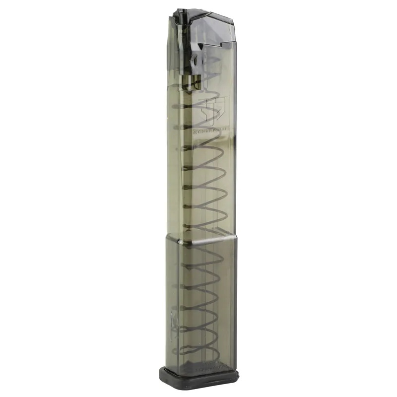 ETS Magazine for Glock 17/19 9mm 32-Round Gen 2 Clear Smoke