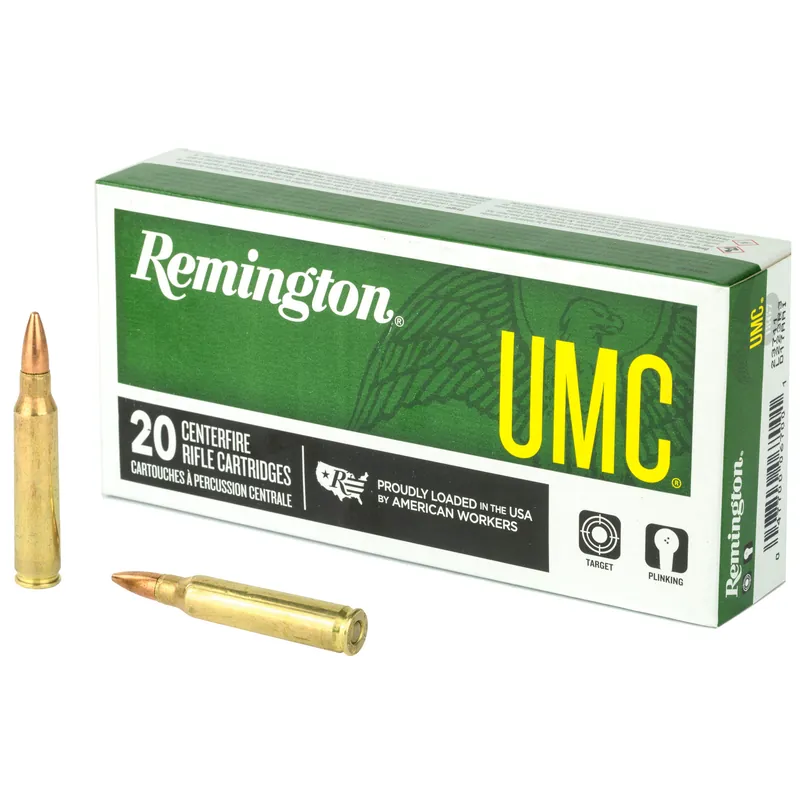 REM UMC 223REM 55GR FMJ Ammunition - 20 Rounds/200 Rounds