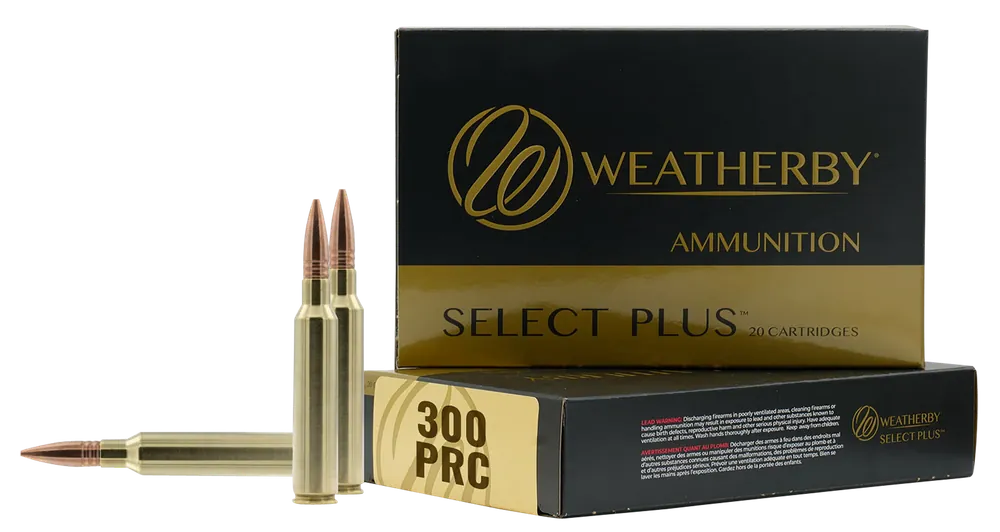 Weatherby Select Plus 300PRC 205gr JHP Ammo - 20/Box