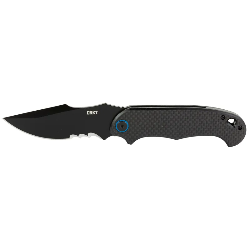 CRKT P.S.D. Black with Veff Serrations 3.63"