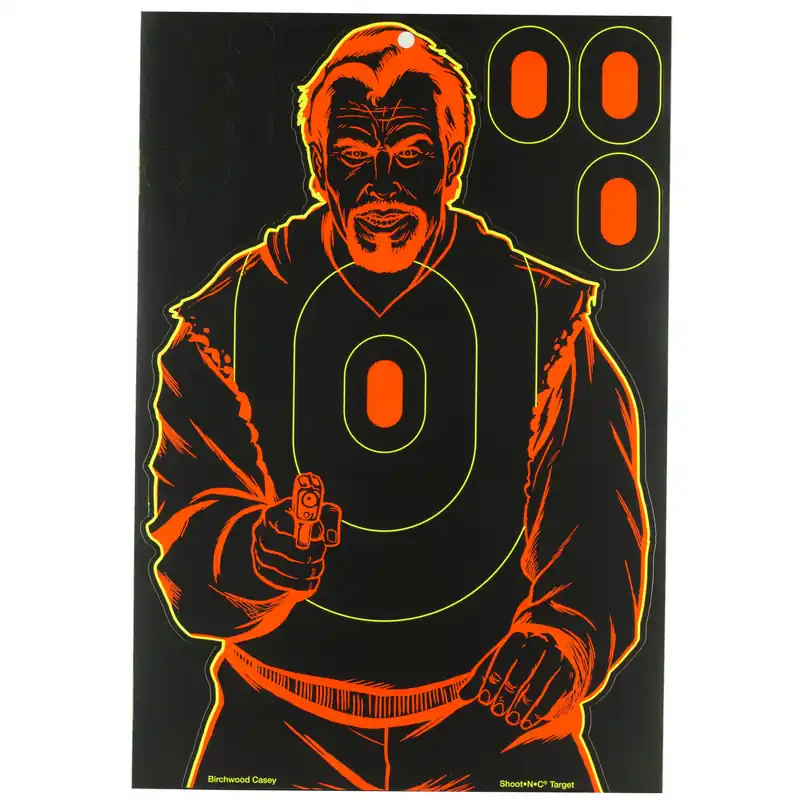 Bad Guy Silhouette Target Pack - 5 Count