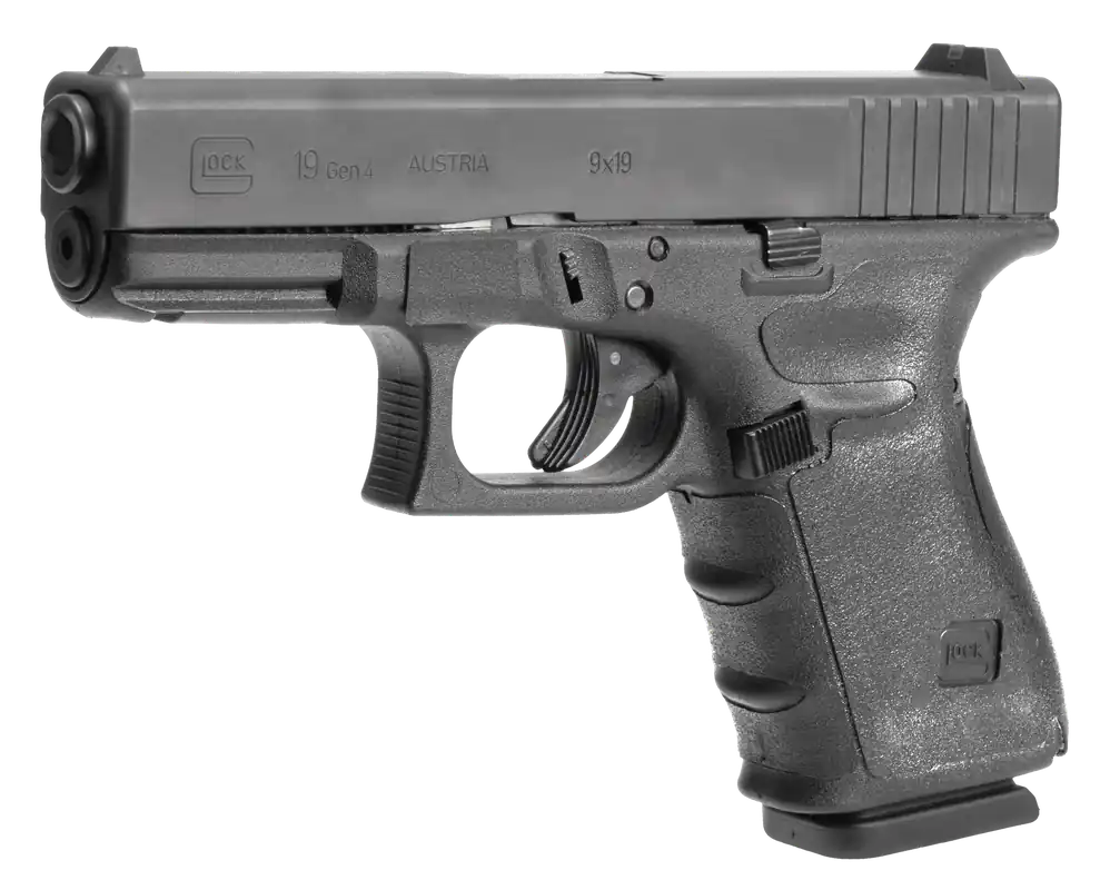 Hogue 17240 Wrapter Adhesive Grip for Glock 19/23/32 Gen4 & 19 MOS Gen4 - Textured Black Rubber