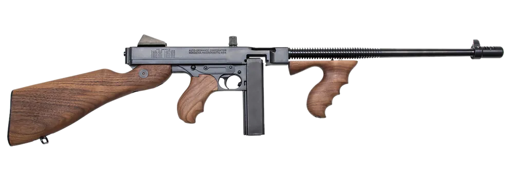 Thompson T5P 1927A-1 .45 Caliber Rifle with 16.50" Finned Barrel and Walnut Stock