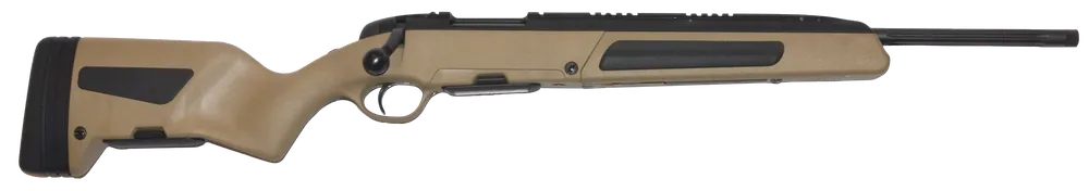 Steyr Arms Scout .308 Win Rifle with Fluted Barrel and Mud Brown Stock