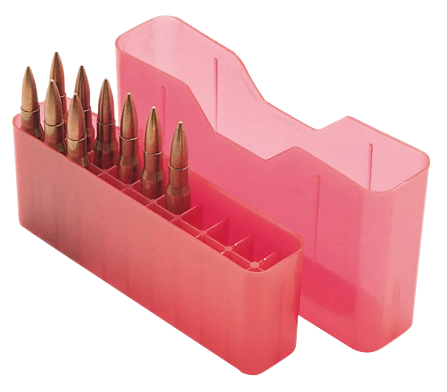 MTM Case-Gard J20LLD29 Slip-Top Ammo Box for 7mm Rem/338 Win Mag - Red, 20 Rounds