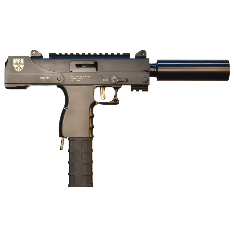 MPA 9mm Pistol 6" Barrel 30-Round with Rail