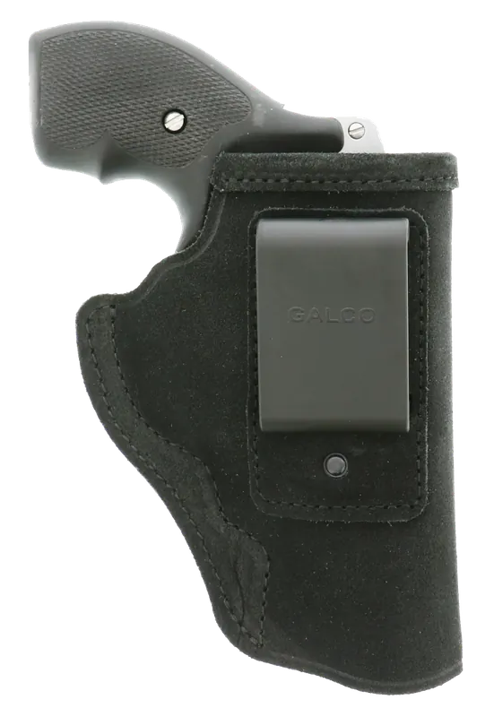 Galco STO158B Stow-N-Go IWB Black Leather Holster for S&W J Frame and Charter Arms Undercover - Right Handed