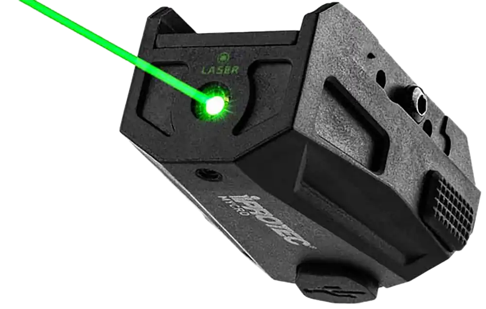 Alliance Consumer Group Mycro Rail Mount Green Laser - Matte Black