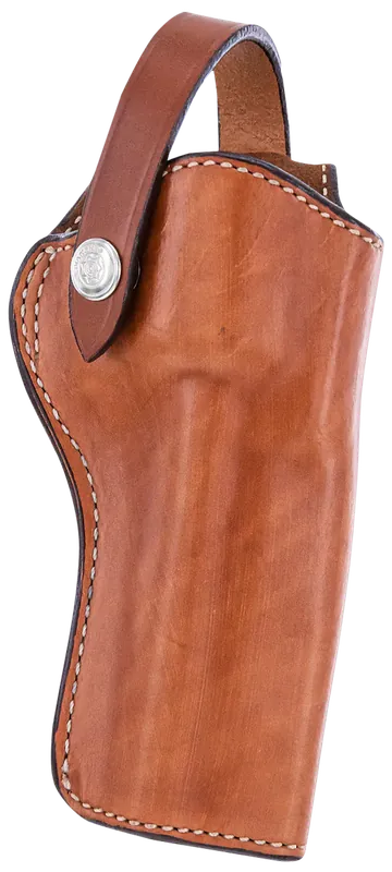 Bianchi 10062 1L Lawman Western OWB Tan Leather Holster for Colt New Frontier/SAA