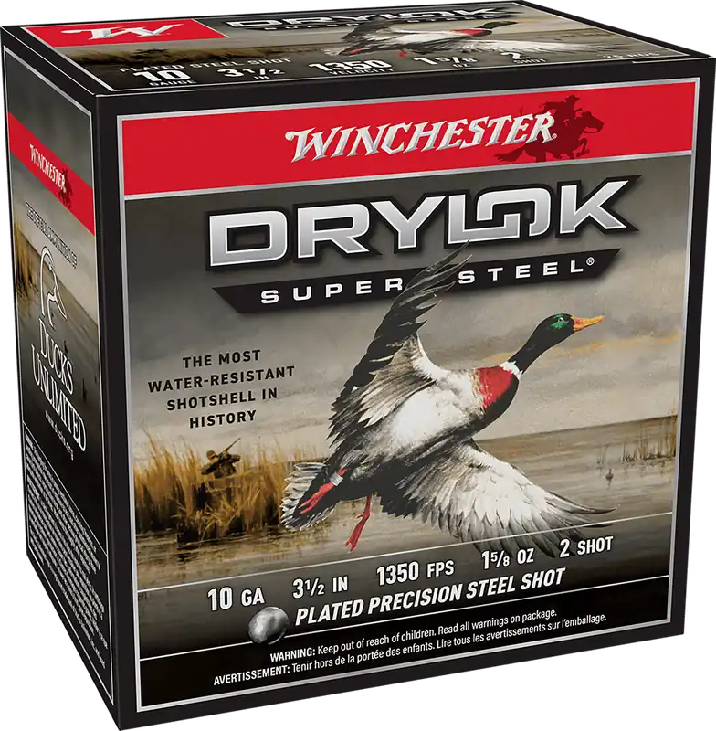 Winchester Drylok Super Steel Magnum 10 Gauge Ammo - 25 Rounds