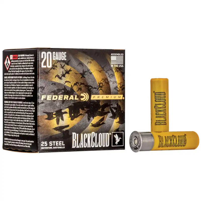 Federal Black Cloud 20 Gauge 3" #2 Shot 25 Rounds/250 Rounds Case