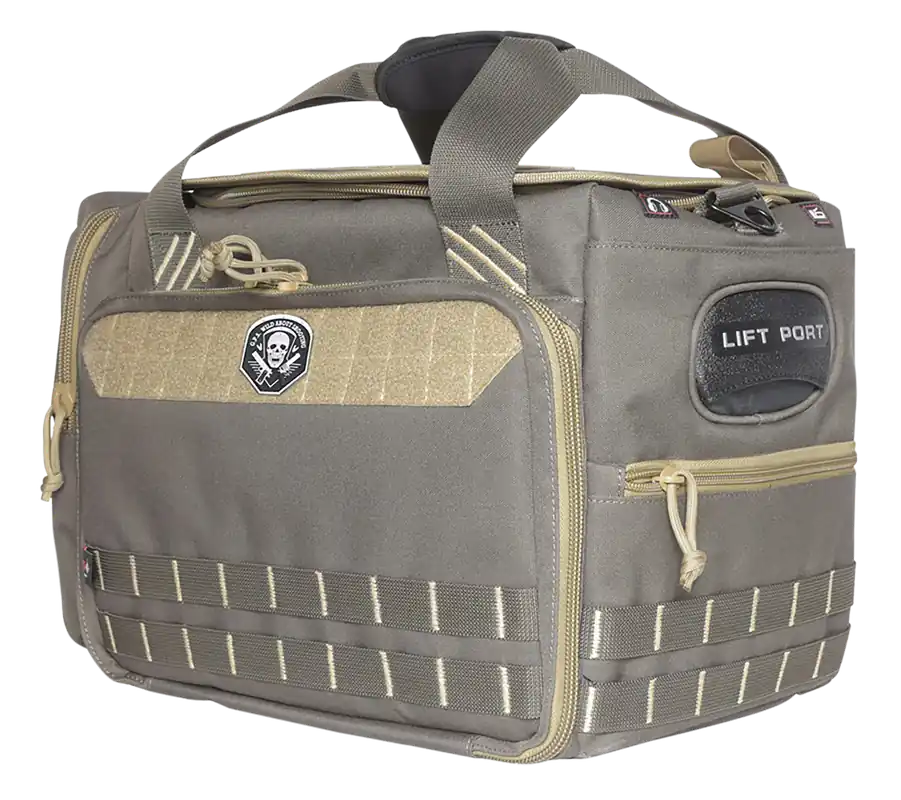 GPS 1512MLBR Range Bag in Rifle Green for 5 Handguns - Medium/Large Size