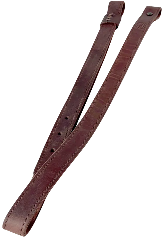 1791 Gunleather Hunt Strap Sling in Oiled Brown Leather, Adjustable 36" to 44"