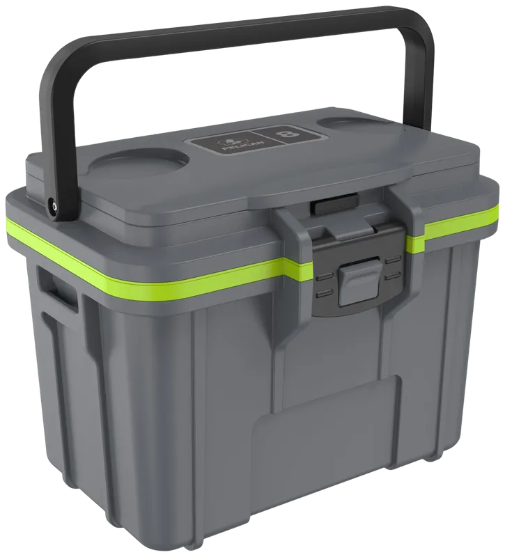 Pelican 8QT Elite Cooler - Dark Gray/Green