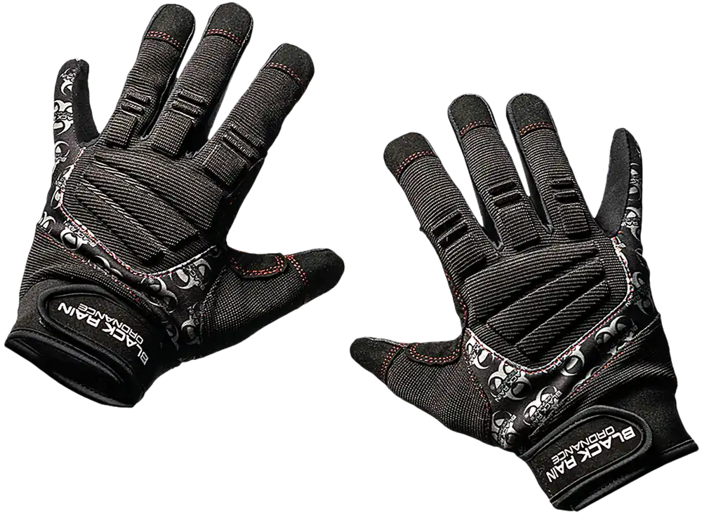Black Rain Ordnance Tactical Gloves Black/Gray Large Velcro