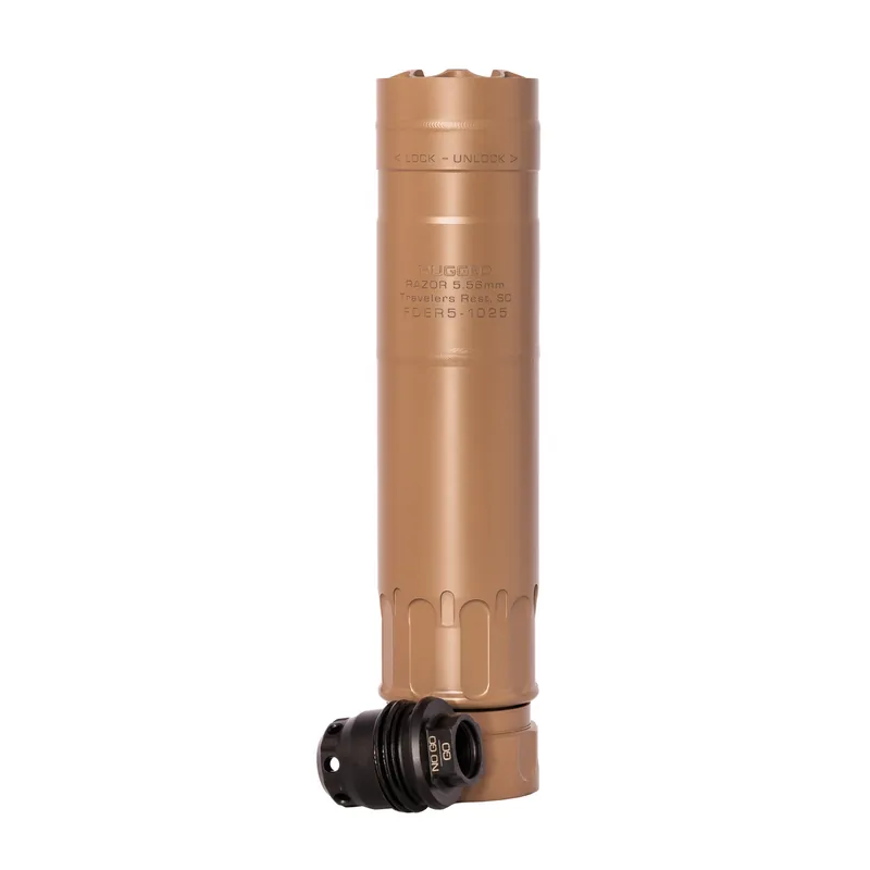 Rugged Razor 556 Suppressor in Flat Dark Earth (FDE) Finish