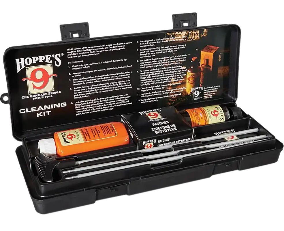 Hoppe's Universal Rifle & Shotgun Cleaning Kit with Storage Box