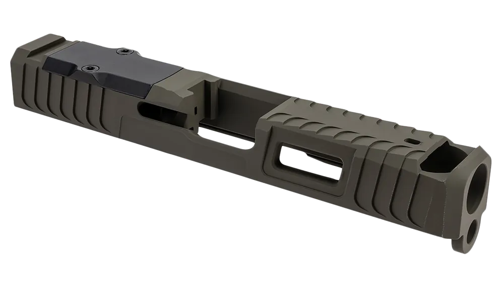 Custom Glock 19 Gen 3 Slide - Zaffiri Precision ZPS.B.19.OD in OD Green Stainless Steel