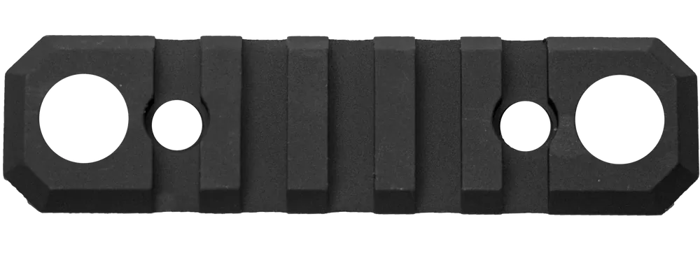GrovTec US Inc GTSW231 5 Slot Keymod Rail with Push Button Bases - Black Anodized