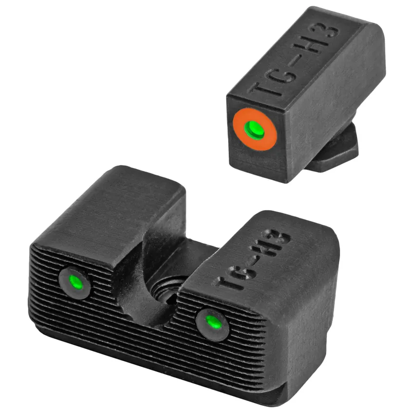 TRUGLO Tritium Pro Night Sights for Glock - Low Set, Orange Front
