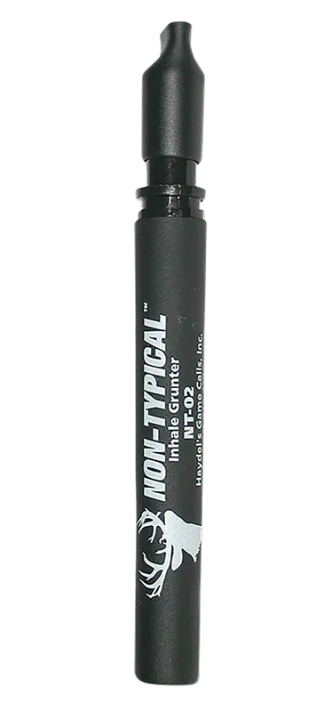 Haydel's NT02 Non-Typical Grunter Deer Call - Black Rubber
