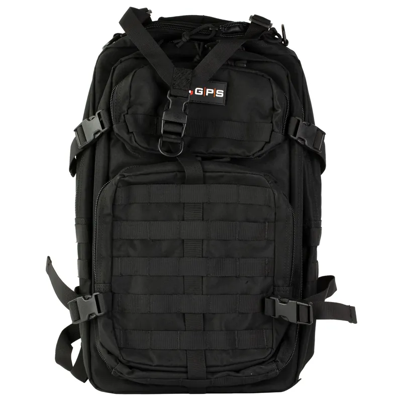 GPS Tactical Bugout Computer Backpack Black