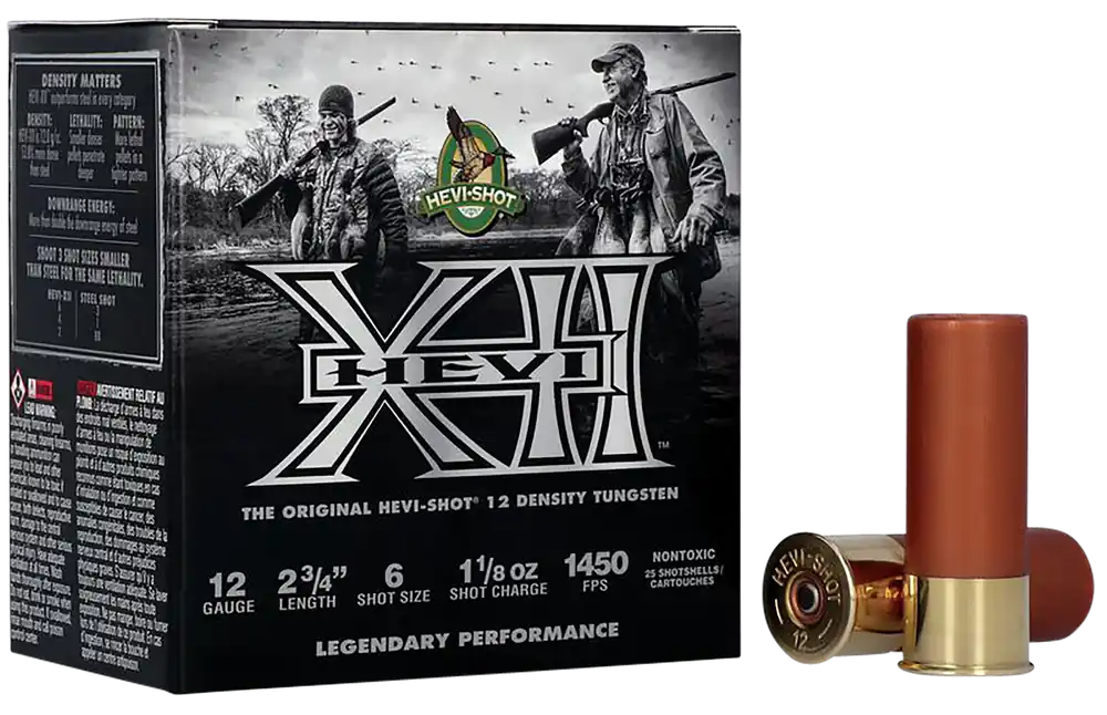 HEVI-Shot HS51316 12 Gauge Tungsten 6 Shot Ammo - 25/Box
