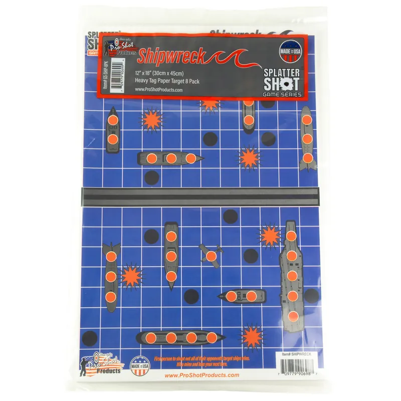 PROSHOT GS 12x18 Target Paper 8-Pack