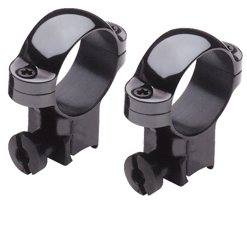 Burris High 1" .22 Steel Rings - Black