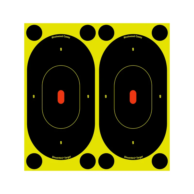 B/C Short-Narrow-Cut Oval Target 12-7"