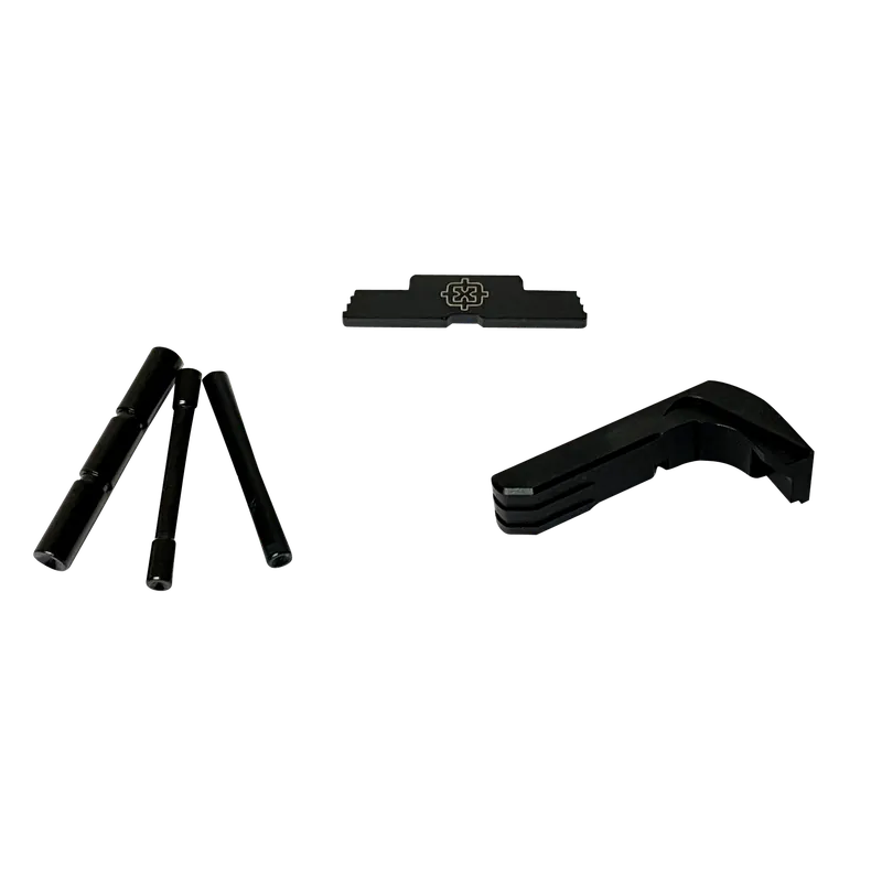 Cross Armory CRG5OKBK 3-Piece Kit for Glock Gen5 17/19/26/34 - Black Steel/Aluminum